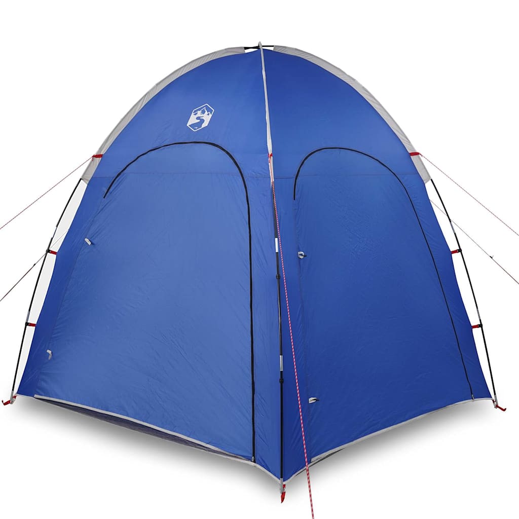 Poolzelt mit Dach Azurblau 366 x 305 x 231 cm Polyester