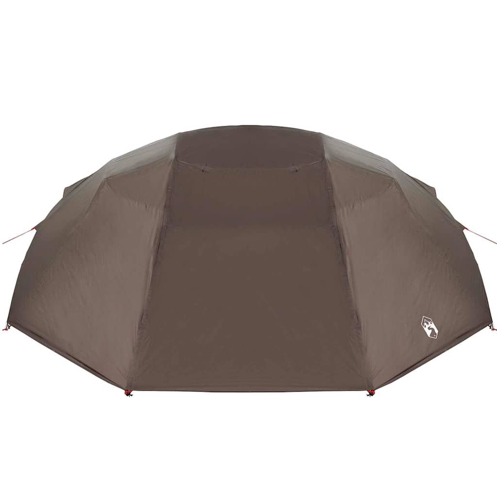Angelzelt mit Dach Braun 514 x 465 x 187 cm Polyester