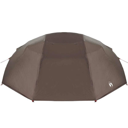 Angelzelt mit Dach Braun 514 x 465 x 187 cm Polyester
