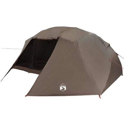 Angelzelt mit Dach Braun 514 x 465 x 187 cm Polyester