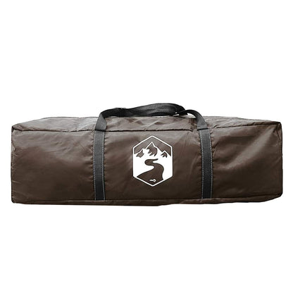 Angelzelt mit Dach Braun 514 x 465 x 187 cm Polyester