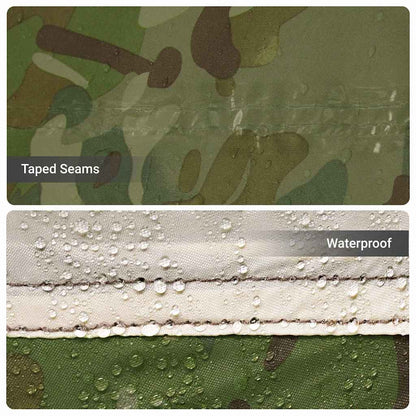 Angelzelt mit Dach Camouflage 514 x 465 x 187 cm Polyester