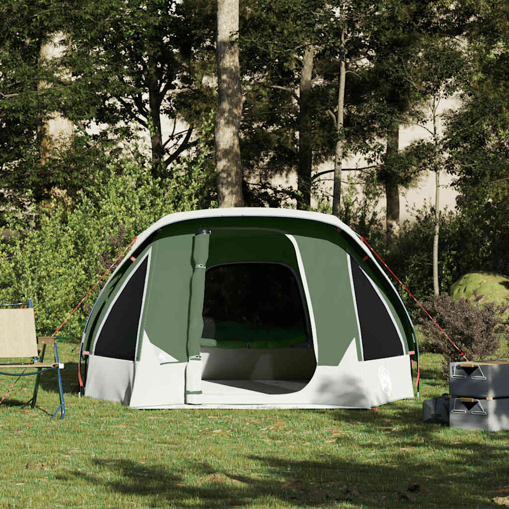 Campingzelt 4 Personen Grün Wasserdicht