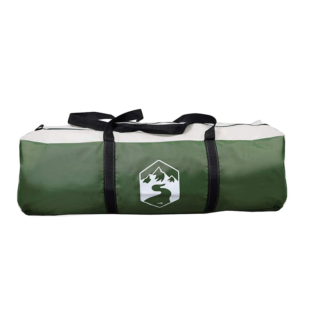 Campingzelt 4 Personen Grün Wasserdicht