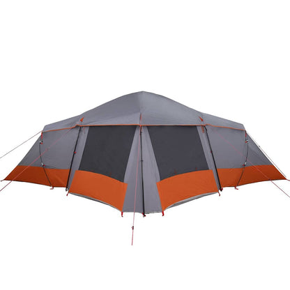 Zelte mit Dach Grau und Orange 721 x 335 x 212 cm Polyester