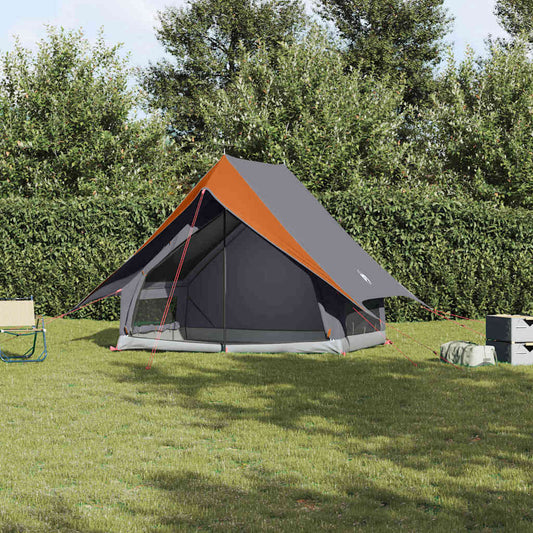 Zelte mit Dach Grau und Orange 220 x 233 x 184 cm Polyester