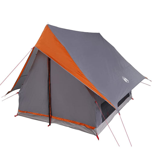 Zelte mit Dach Grau und Orange 220 x 233 x 184 cm Polyester