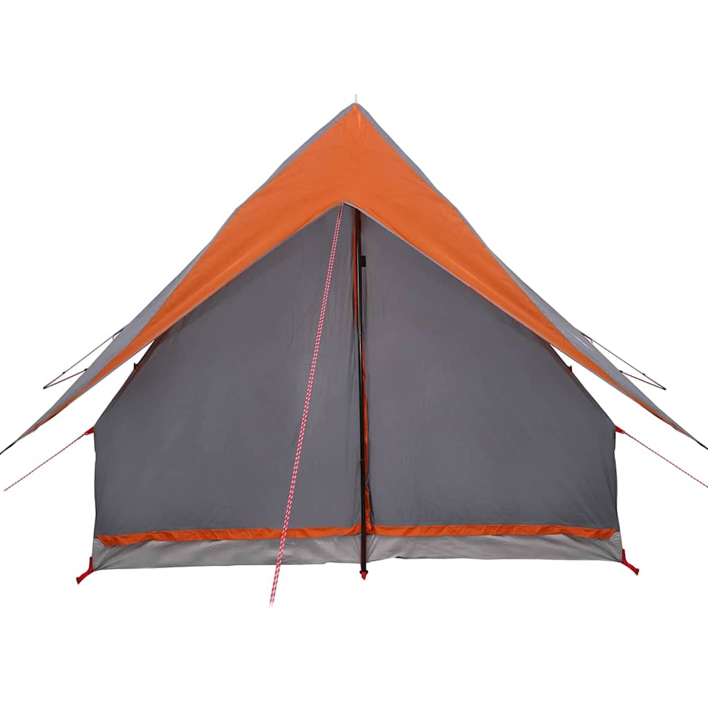 Zelte mit Dach Grau und Orange 220 x 233 x 184 cm Polyester