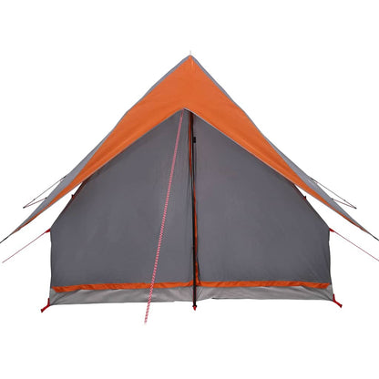 Zelte mit Dach Grau und Orange 220 x 233 x 184 cm Polyester