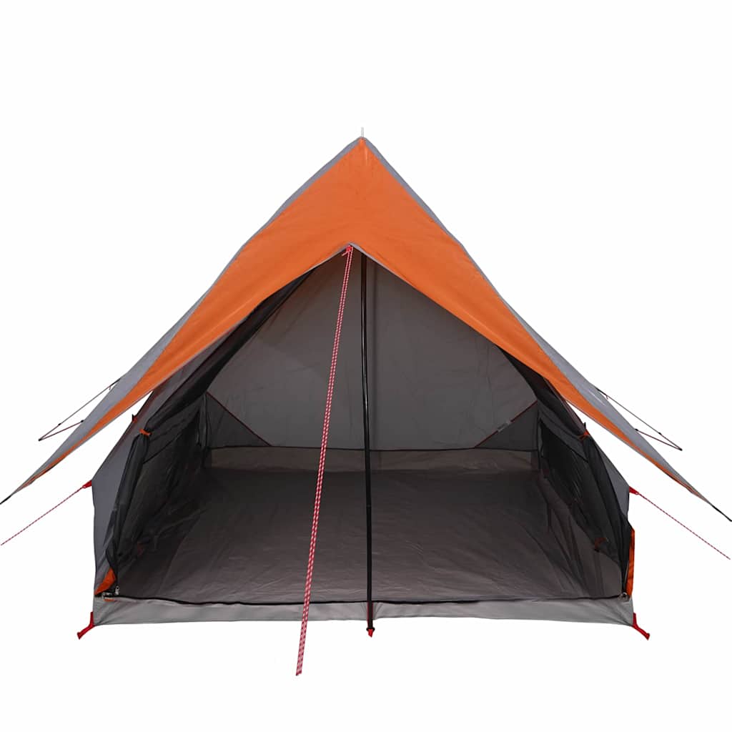 Zelte mit Dach Grau und Orange 220 x 233 x 184 cm Polyester