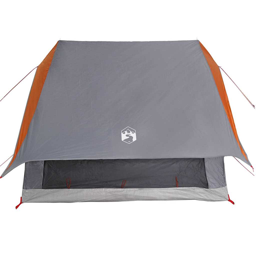 Zelte mit Dach Grau und Orange 220 x 233 x 184 cm Polyester