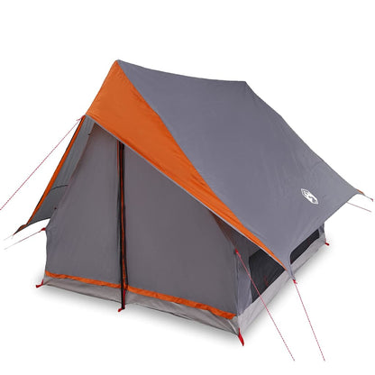 Zelte mit Dach Grau und Orange 220 x 233 x 184 cm Polyester