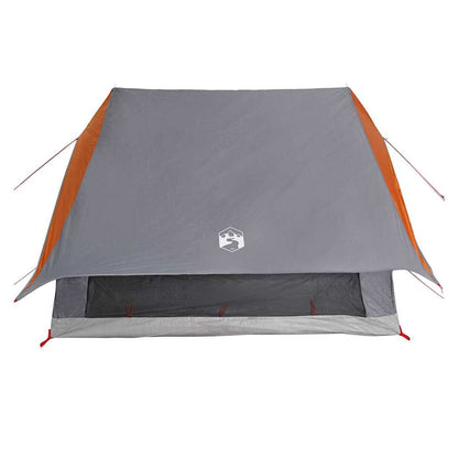 Zelte mit Dach Grau und Orange 256 x 266 x 185 cm Polyester
