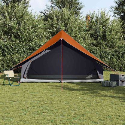 Zelte mit Dach Grau und Orange 315 x 330 x 200 cm Polyester