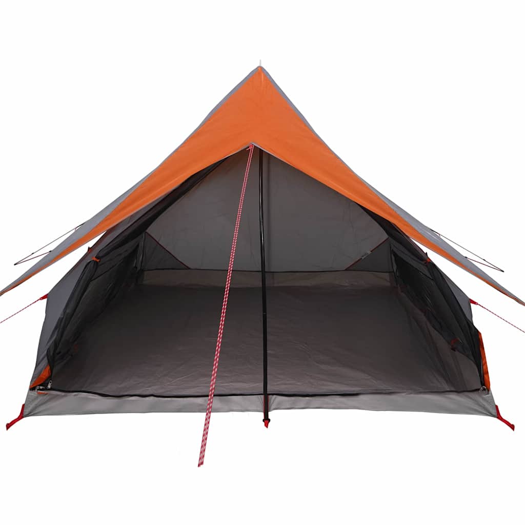 Zelte mit Dach Grau und Orange 315 x 330 x 200 cm Polyester