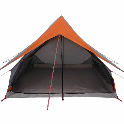 Zelte mit Dach Grau und Orange 315 x 330 x 200 cm Polyester