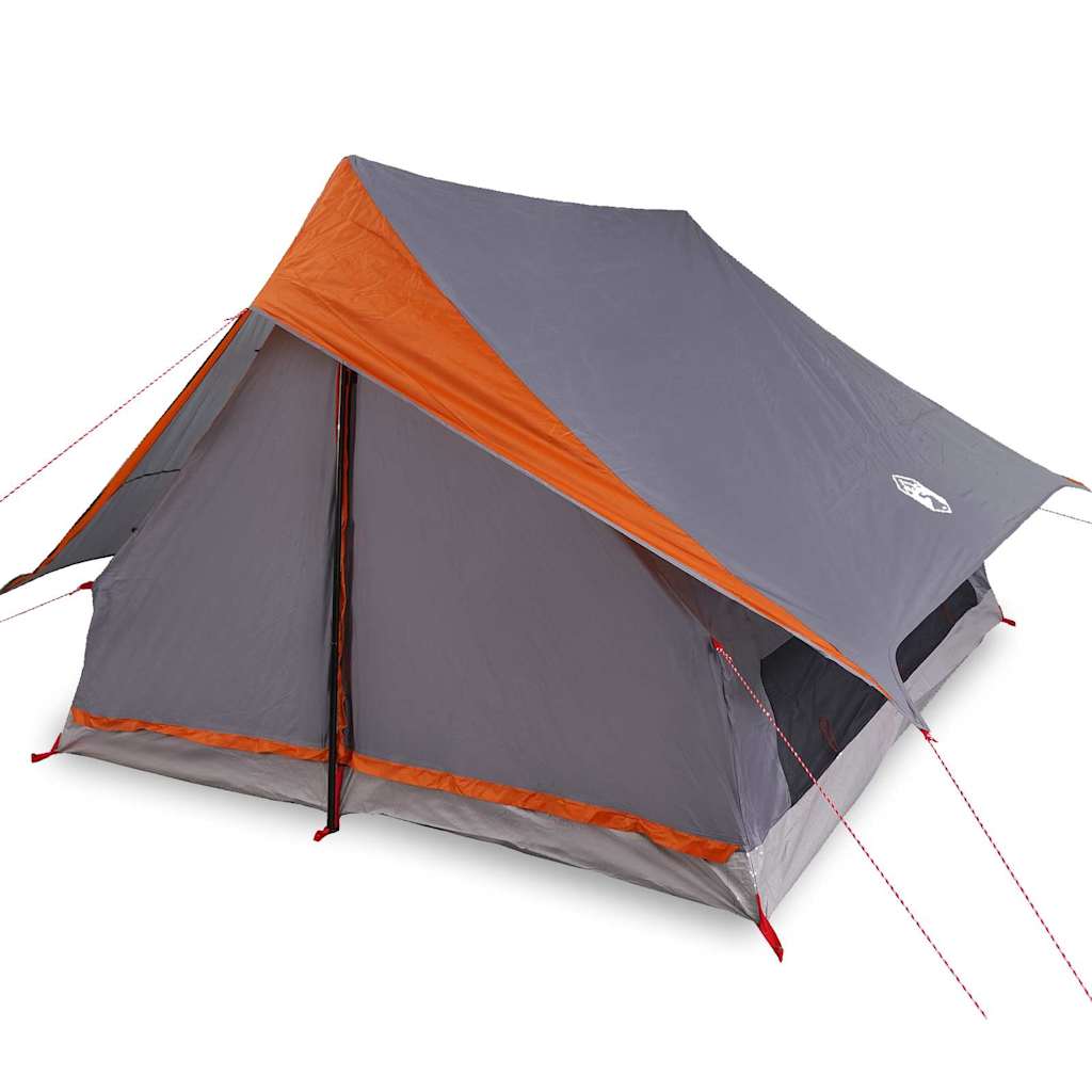 Zelte mit Dach Grau und Orange 315 x 330 x 200 cm Polyester