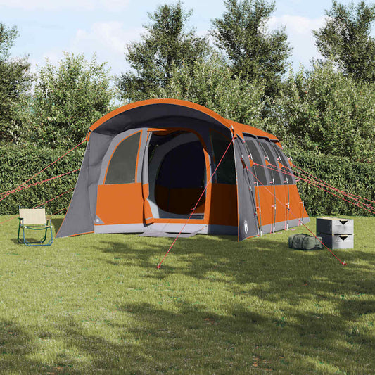 Zelte mit Dach Grau und Orange 576 x 325 x 213 cm Polyester