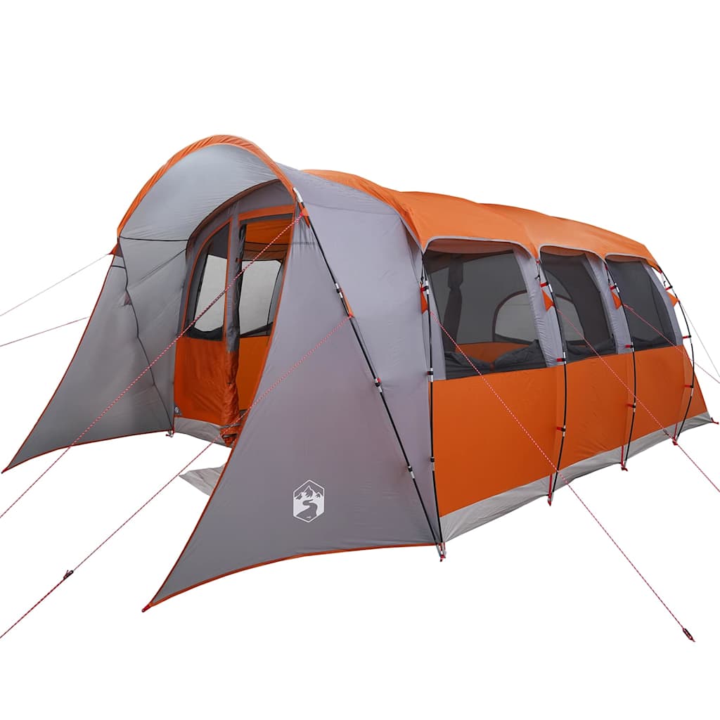 Zelte mit Dach Grau und Orange 576 x 325 x 213 cm Polyester
