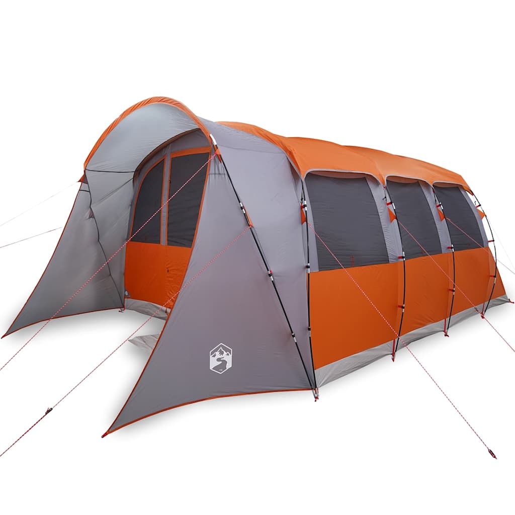 Zelte mit Dach Grau und Orange 576 x 325 x 213 cm Polyester