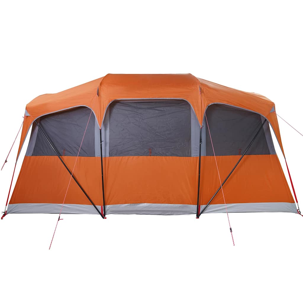 Zelte mit Dach Grau und Orange 435 x 255 x 216 cm Polyester