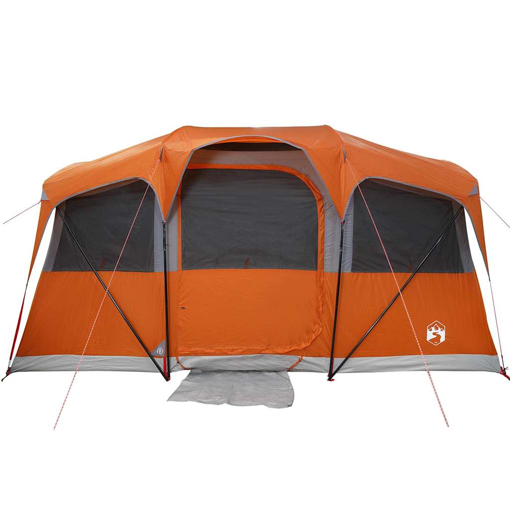 Zelte mit Dach Grau und Orange 435 x 255 x 216 cm Polyester