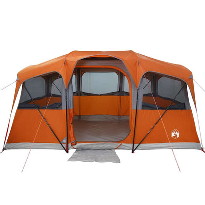 Zelte mit Dach Grau und Orange 435 x 255 x 216 cm Polyester