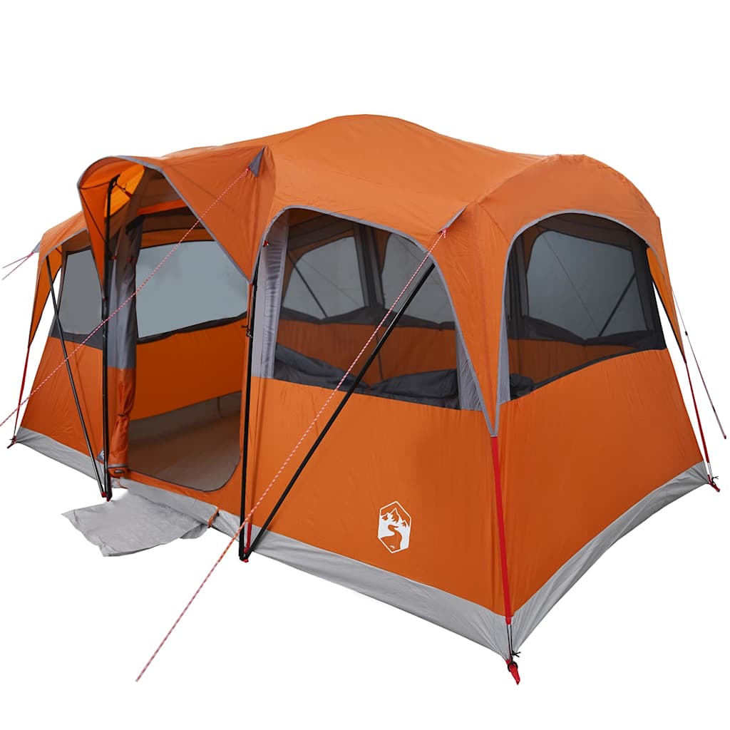 Zelte mit Dach Grau und Orange 435 x 255 x 216 cm Polyester