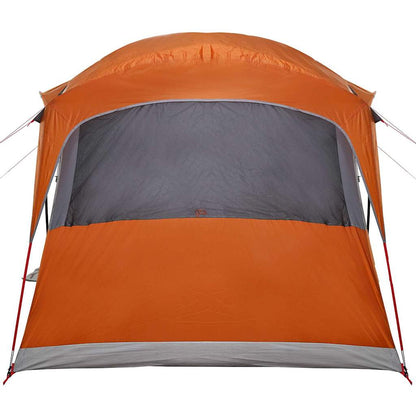 Zelte mit Dach Grau und Orange 435 x 255 x 216 cm Polyester