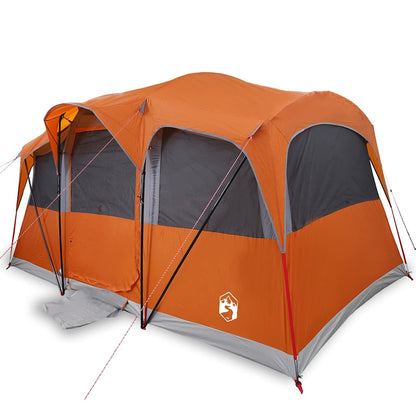 Zelte mit Dach Grau und Orange 435 x 255 x 216 cm Polyester