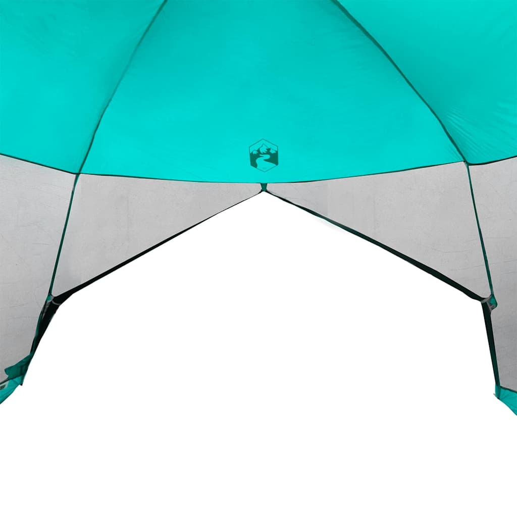 Zelte mit Dach Meeresgrün 380 x 380 x 225 cm Polyester