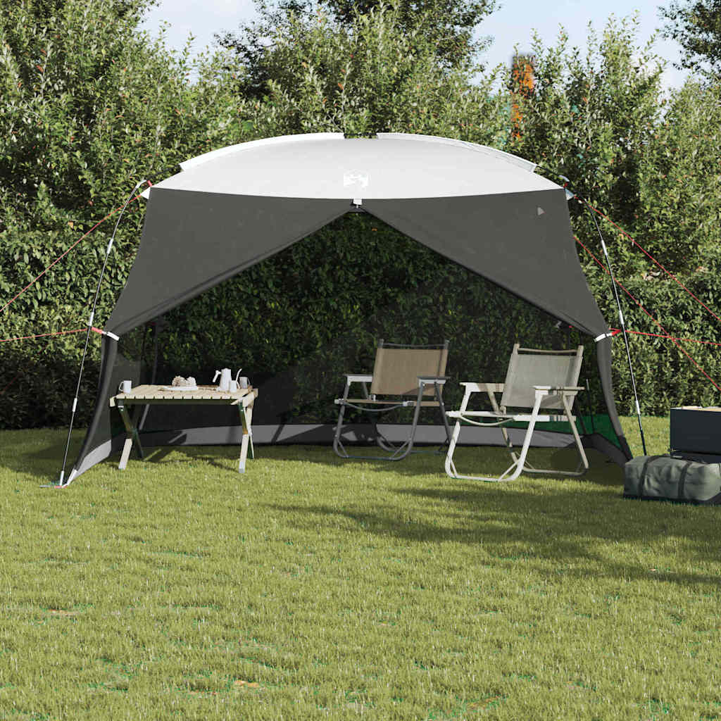 Zelte mit Dach Grau 380 x 380 x 225 cm Polyester