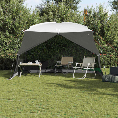 Zelte mit Dach Grau 380 x 380 x 225 cm Polyester