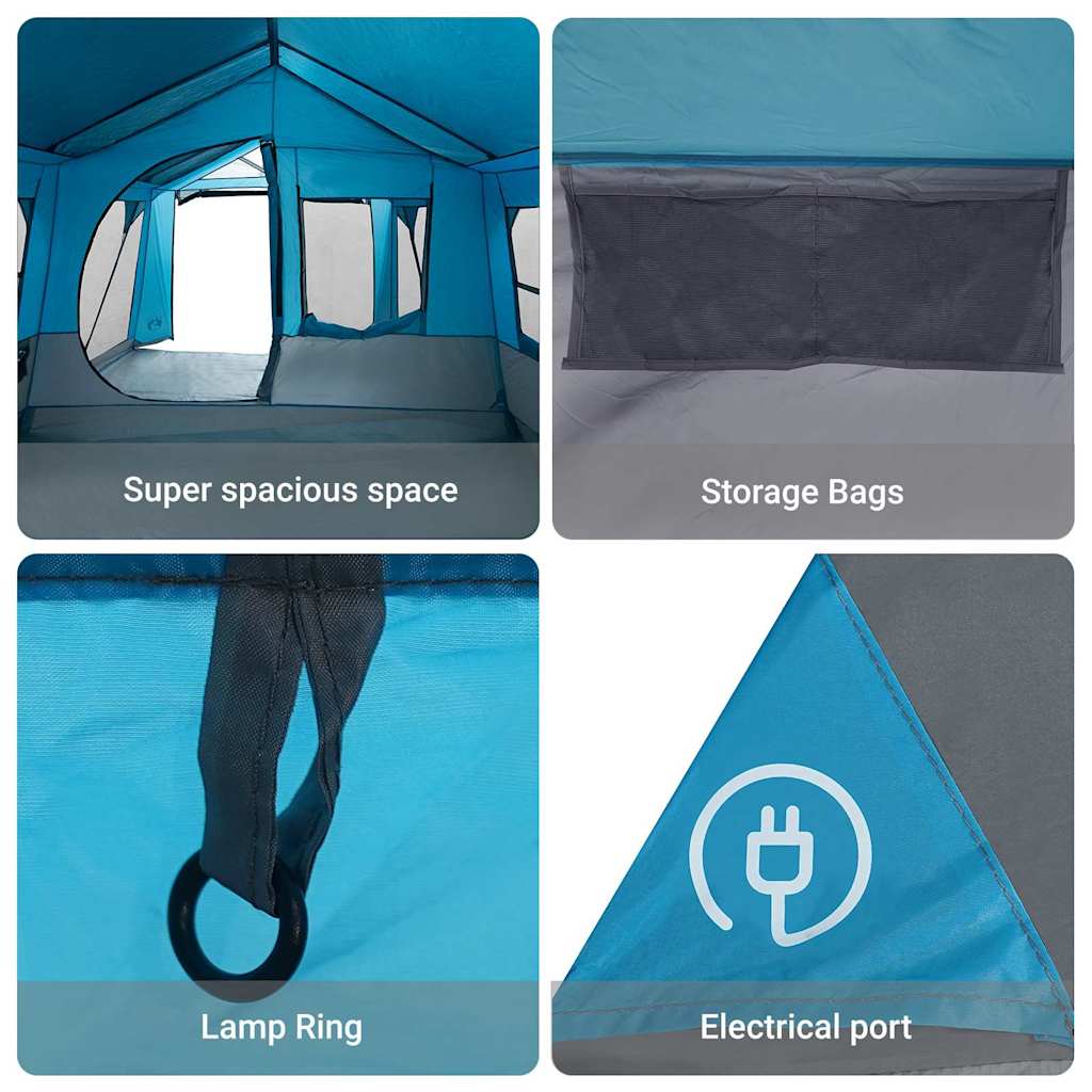 Zelte mit Dach Blau 620 x 322 x 240 cm Polyester