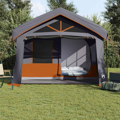 Zelte mit Dach Grau und Orange 620 x 322 x 240 cm Polyester
