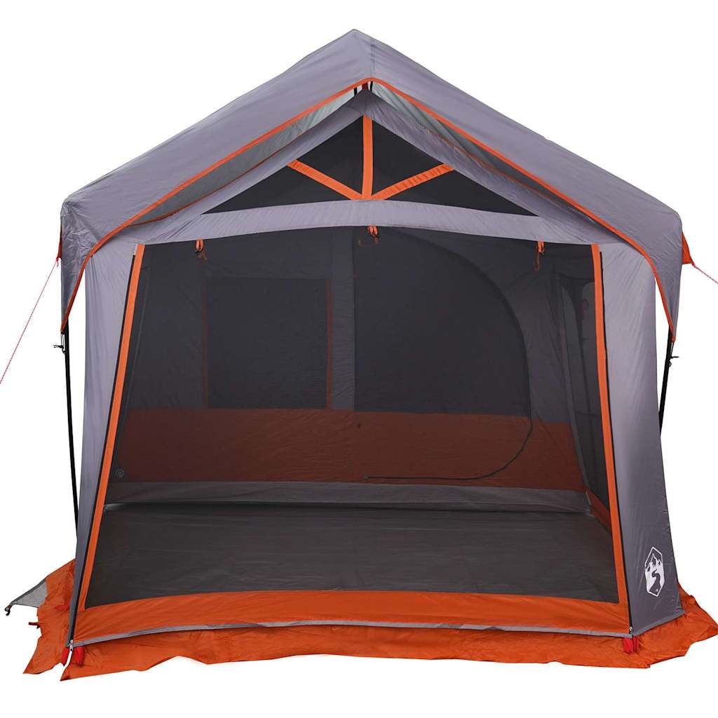Zelte mit Dach Grau und Orange 620 x 322 x 240 cm Polyester