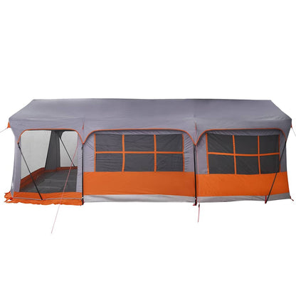 Zelte mit Dach Grau und Orange 620 x 322 x 240 cm Polyester