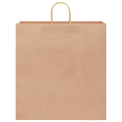 Papiertragetaschen 50 Stk. mit Henkeln Braun 45x17x48 cm