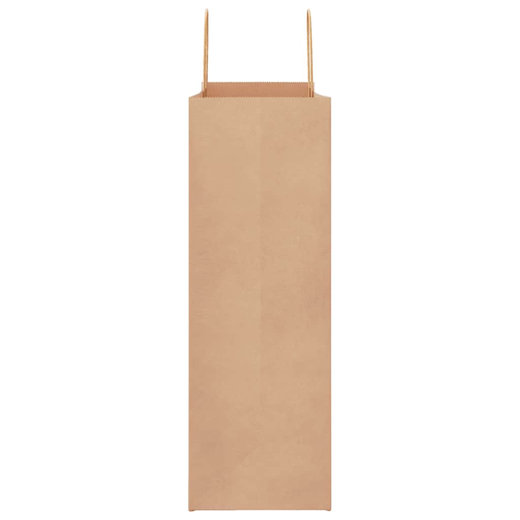 Papiertragetaschen 50 Stk. mit Henkeln Braun 45x17x48 cm