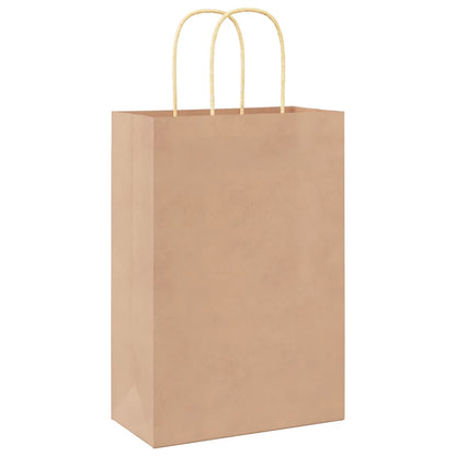 Papiertragetaschen 250 Stk. mit Henkeln Braun 21x11x31 cm
