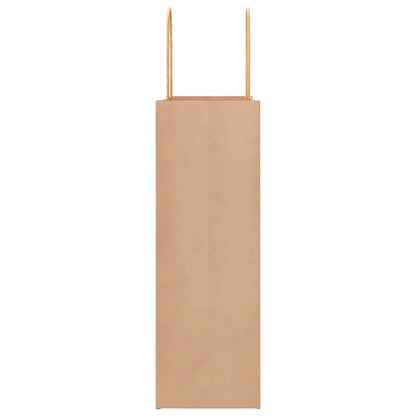 Papiertragetaschen 250 Stk. mit Henkeln Braun 26x12x35 cm