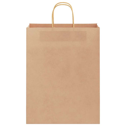 Papiertragetaschen 250 Stk. mit Henkeln Braun 32x12x42 cm