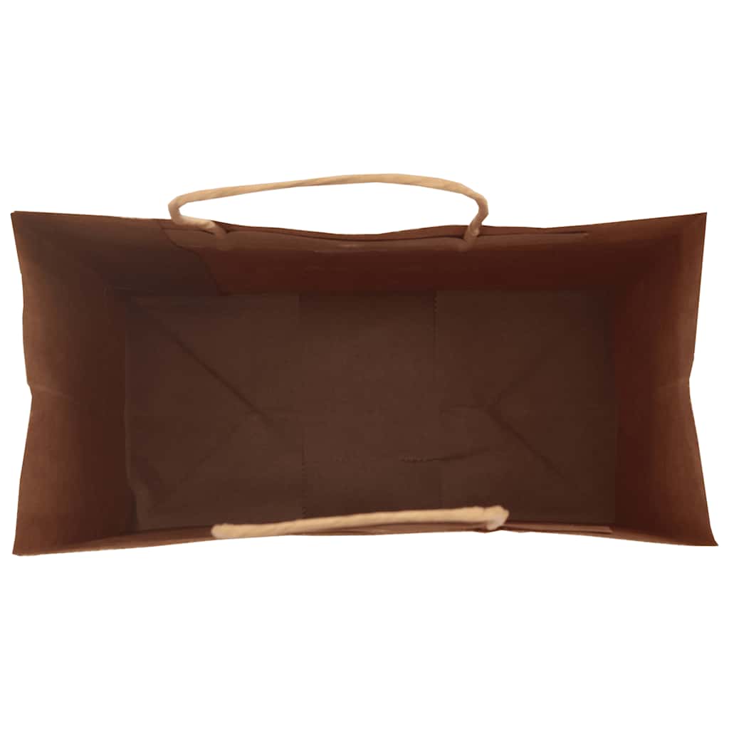 Papiertragetaschen 250 Stk. mit Henkeln Braun 32x17x25 cm