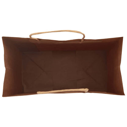 Papiertragetaschen 250 Stk. mit Henkeln Braun 32x17x44 cm