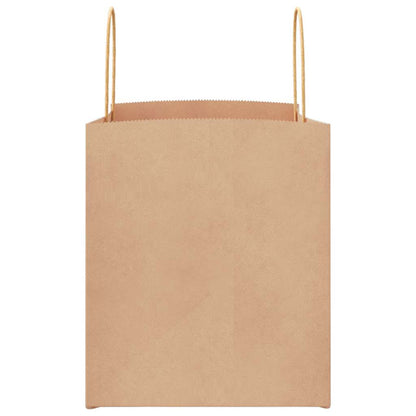 Papiertragetaschen 250 Stk. mit Henkeln Braun 32x22x24 cm