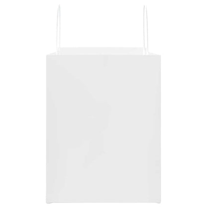 Papiertragetaschen 50 Stk. mit Henkeln Weiß 32x22x28 cm