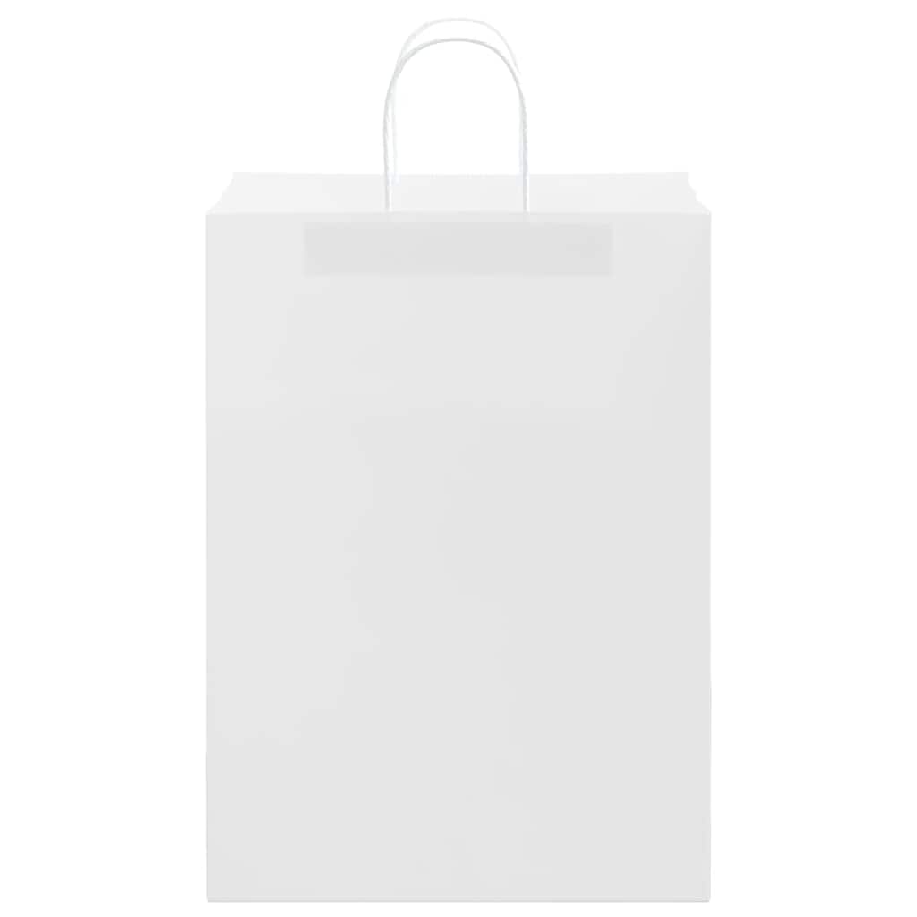 Papiertragetaschen 250 Stk. mit Henkeln Weiß 32x17x44 cm