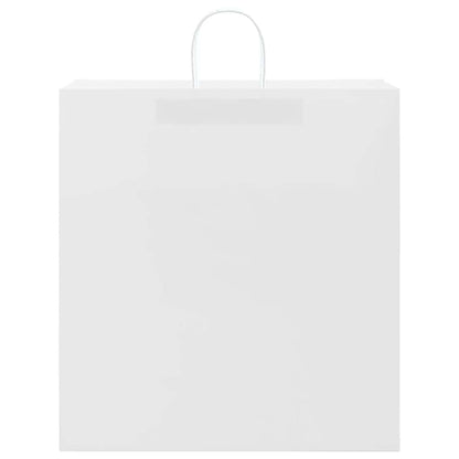 Papiertragetaschen 250 Stk. mit Henkeln Weiß 45x17x48 cm