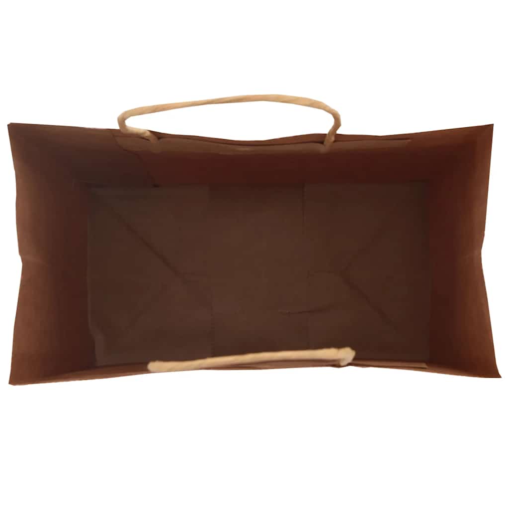 Papiertragetaschen 50 Stk. mit Henkeln Schwarz 15x8x21 cm