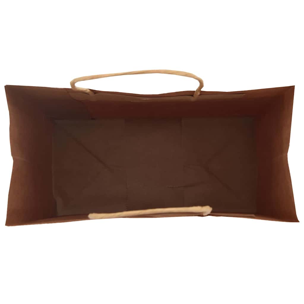Papiertragetaschen 250 Stk. mit Henkeln Schwarz 21x11x28 cm